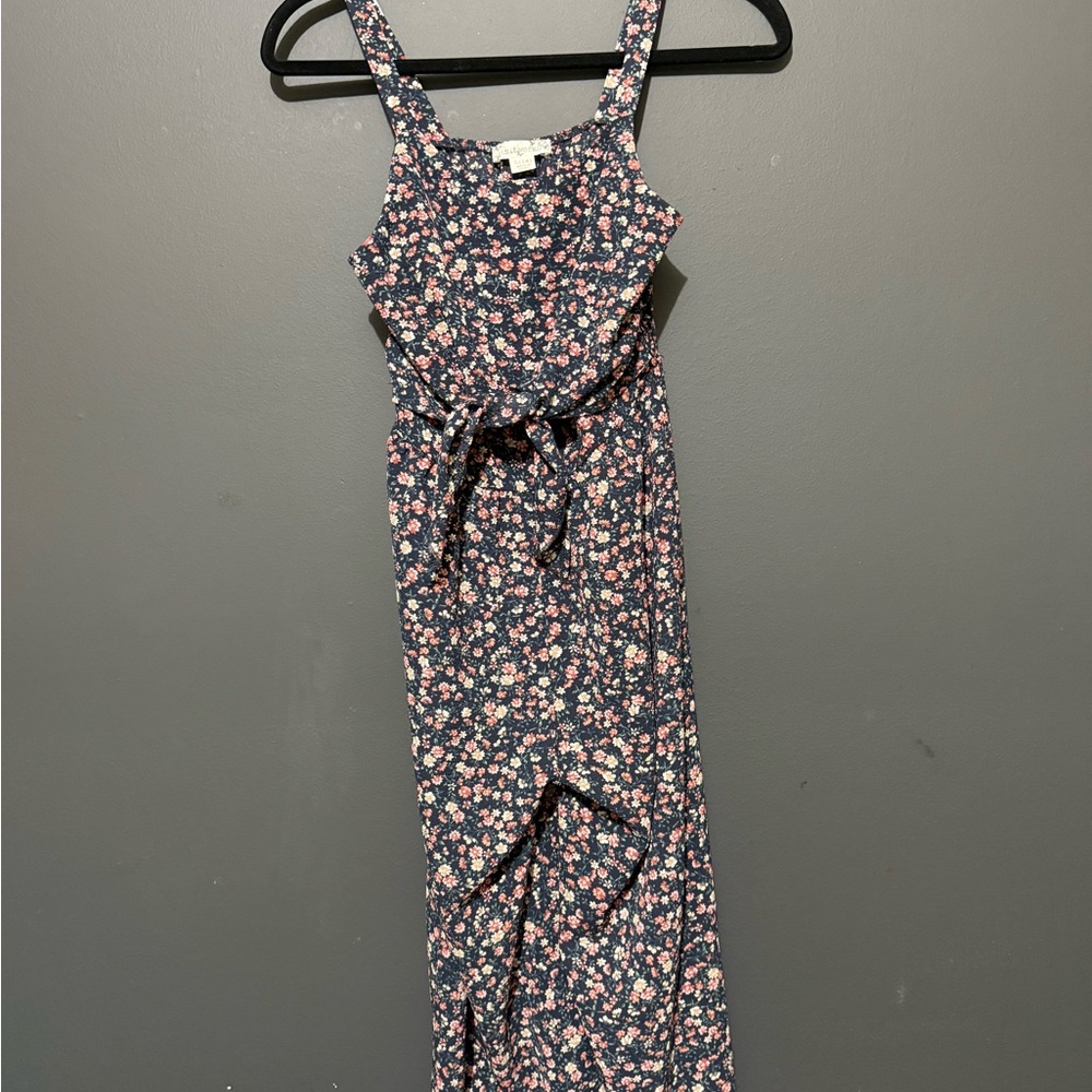 Floral Sleeveless Romper